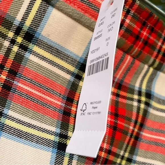 J. Crew plaid Stewart Skirt - perfect for Autumn - New with tags - Picture 10 of 11
